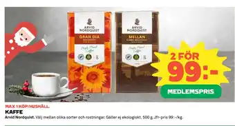 Coop KAFFE erbjuda