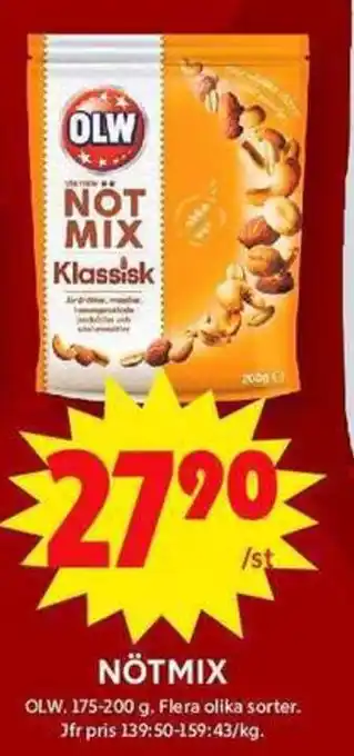 ICA Maxi Nöt mix klassisk erbjuda