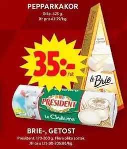 ICA Maxi Brie-, getost erbjuda