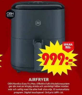 ICA Maxi Airfryer erbjuda