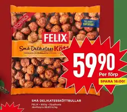 Willys Små delikatessköttbullar erbjuda