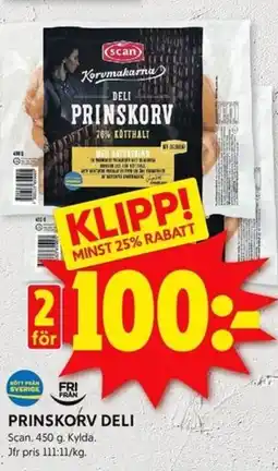 ICA Kvantum Prinskorv deli erbjuda