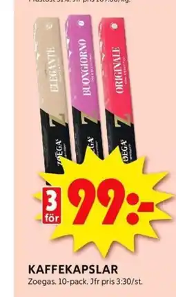 ICA Kvantum Kaffekapslar erbjuda