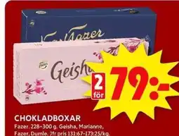 ICA Kvantum Chokladboxar erbjuda