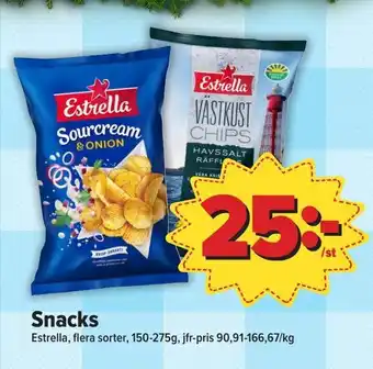Östenssons ESTRELLA Snacks erbjuda