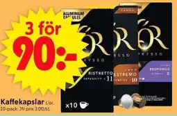 ICA Supermarket L'OR Kaffekapslar erbjuda