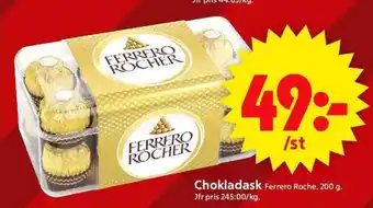 ICA Supermarket FERRERO ROCHER Chokladask erbjuda