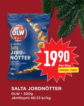 Willys Hemma SALTA JORDNÖTTER erbjuda