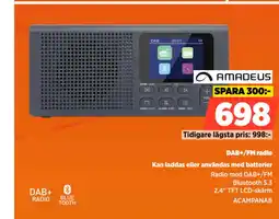Power DAB+/FM radio erbjuda