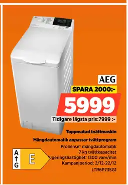 Power Toppmatad tvättmaskin erbjuda