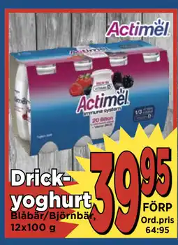 Supergrossen Drickyoghurt erbjuda