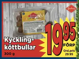 Supergrossen Kycklingköttbullar erbjuda