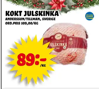 Nelins Kokt julskinka erbjuda