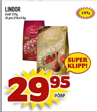 Nya Pulsen LINDOR erbjuda