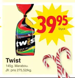 Matöppet Twist erbjuda