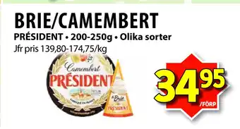 Matvärlden Tensta BRIE/CAMEMBERT erbjuda