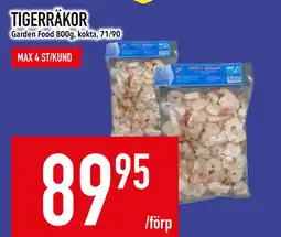 Matdax TIGERRÄKOR erbjuda