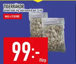 Matdax TIGERRÄKOR erbjuda