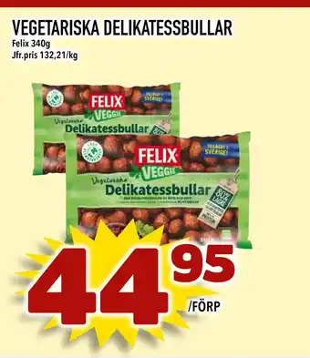 Bonum Matmarknad VEGETARISKA DELIKATESSBULLAR erbjuda