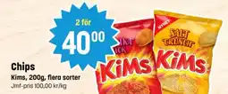 Eurocash KIMS Chips erbjuda