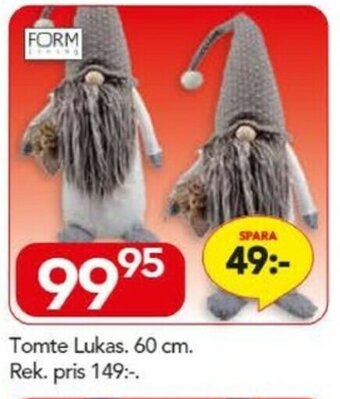 Bo Ohlsson Form Living Tomte Lukas 60 cm erbjuda