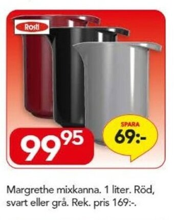 Bo Ohlsson Rosti Margrethe mixkanna 1 liter erbjuda