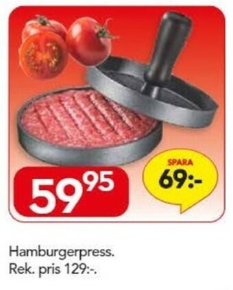 Bo Ohlsson Hamburgerpress erbjuda