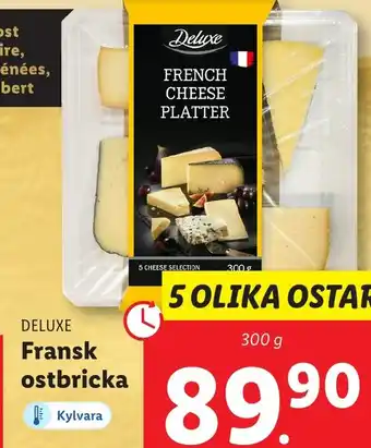 Lidl Deluxe Fransk ostbricka erbjuda