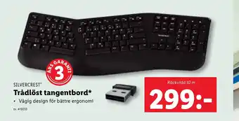 Lidl SILVERCREST® Trådlöst tangentbord* erbjuda