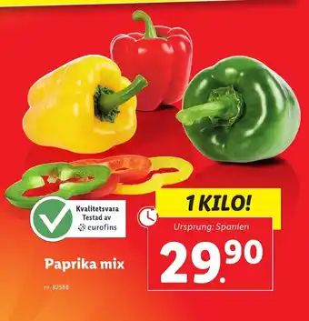 Lidl Paprika mix erbjuda
