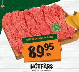 Bazaar Food market NÖTFÄRS erbjuda