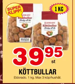 Nya Pulsen KÖTTBULLAR erbjuda