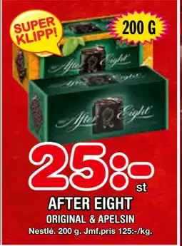 Nya Pulsen AFTER EIGHT erbjuda