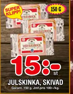 Nya Pulsen JULSKINKA, SKIVAD erbjuda