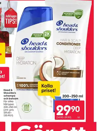 Rusta Head & Shoulders schampo och balsam erbjuda