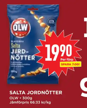 Willys Hemma SALTA JORDNÖTTER erbjuda