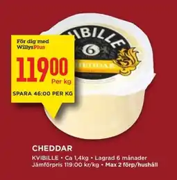 Willys KVIBILLE Cheddar erbjuda