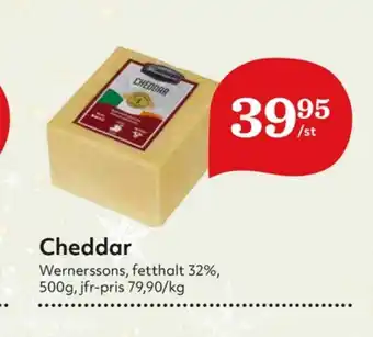 Hemköp Wernerssons Cheddar erbjuda