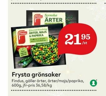 Hemköp Findus Grönsaker erbjuda