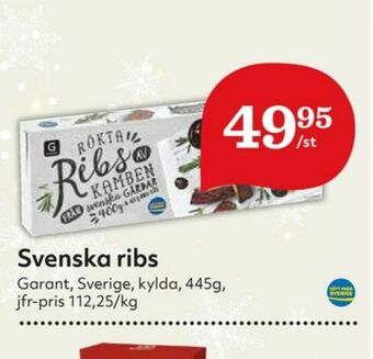 Hemköp Garant Spareribs erbjuda