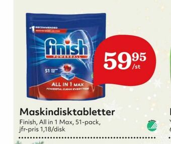Hemköp Finish Diskmaskintabs erbjuda