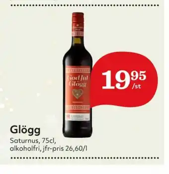 Hemköp Saturnus Glögg Glögg erbjuda