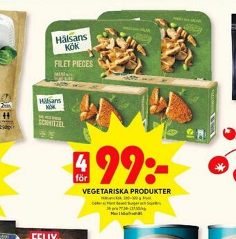 ICA Kvantum Hälsans Kök Vegetarmat erbjuda