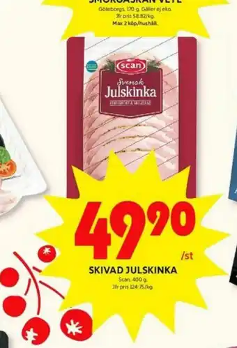 ICA Kvantum Scan Skinka erbjuda