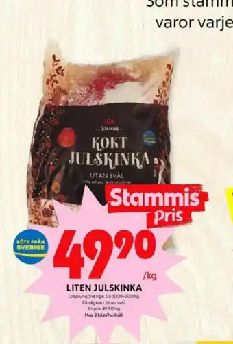 ICA Julskinka