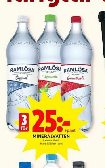 ICA Kvantum Granatäpple Mineralvatten erbjuda