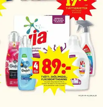 ICA Kvantum Via Tabort Fläckborttagning erbjuda