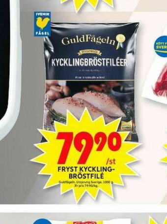 ICA Maxi Guldfågeln Kycklingbröstfilé erbjuda