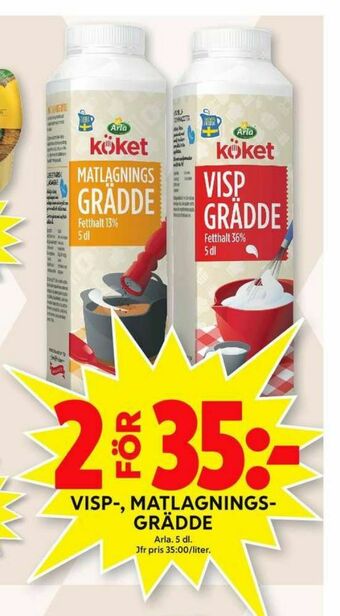 ICA Maxi Arla Vispgrädde erbjuda
