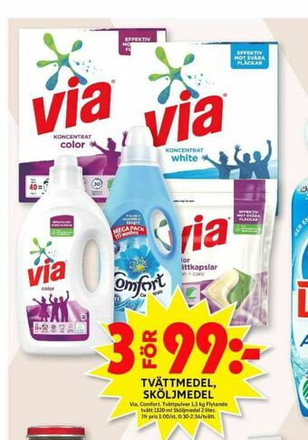 ICA Maxi Comfort Sköljmedel erbjuda